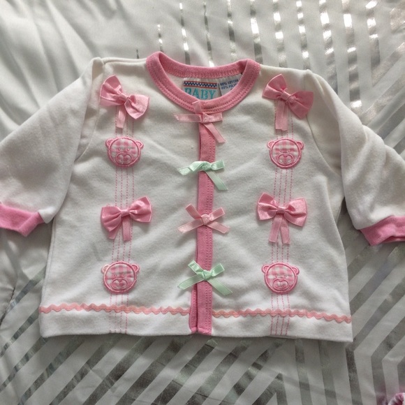 Baby Kisses Matching Top/Pants Set 3/6 Months - Picture 2 of 7